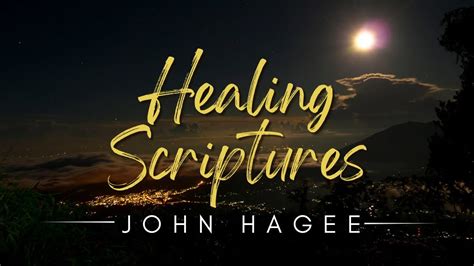 The Spirit of the Lord is on me, because he has anointed me to proclaim good news to the poor. . John hagee healing scriptures